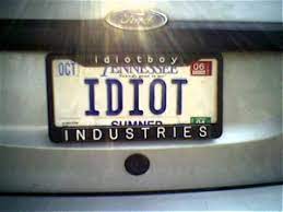 Personalized License Plate